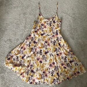 Multi color spaghetti strap sundress